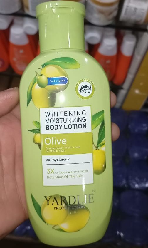 Yardlie Professional Olive Whitening Moisturizing Body Lotion Smooth Application For Skincare - 200ML View Gallery - Pakistan