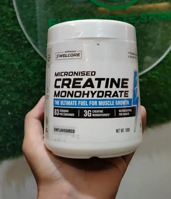Wellcore Micronised Creatine Monohydrate 83 Servings Perfect Choice For Daily Fitness Needs - 250g View Gallery - Pakistan