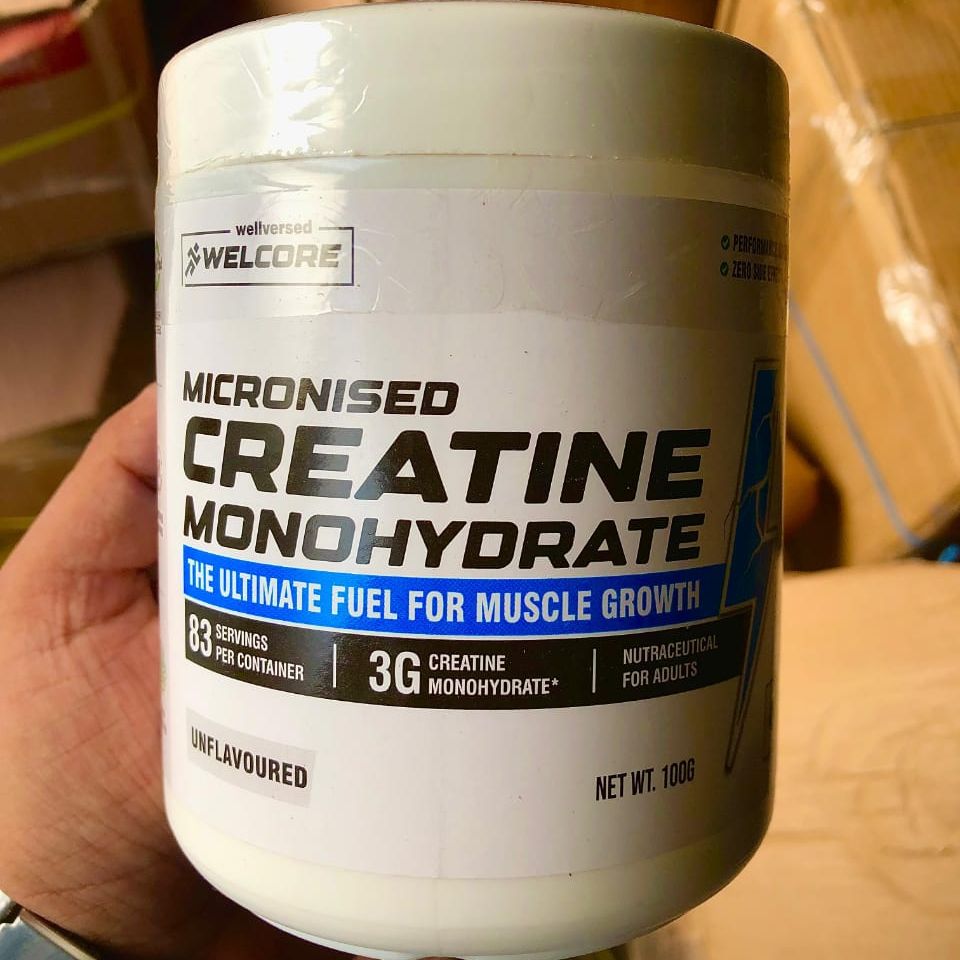 Wellcore Micronised Creatine Monohydrate 83 Servings Perfect Choice For Daily Fitness Needs - 250g View Gallery - Pakistan