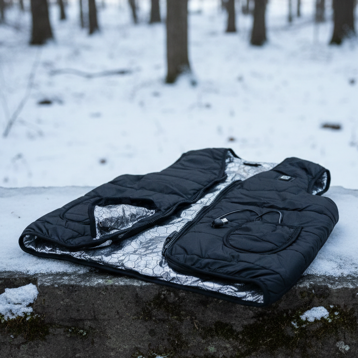Heated Thermostatic Vest Safety USB Charging Heating And Constant Temperature Comfortable Wear View Gallery - Pakistan