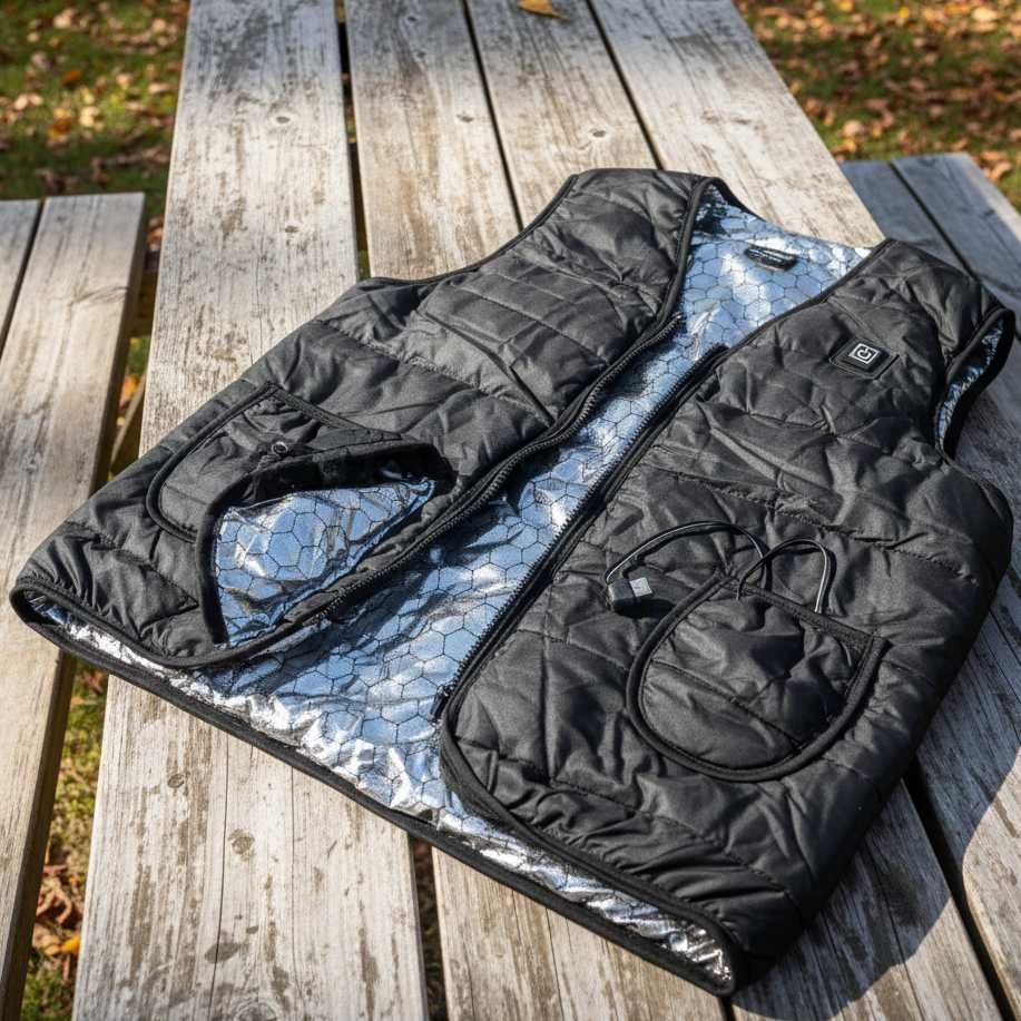 Heated Thermostatic Vest Safety USB Charging Heating And Constant Temperature Comfortable Wear View Gallery - Pakistan
