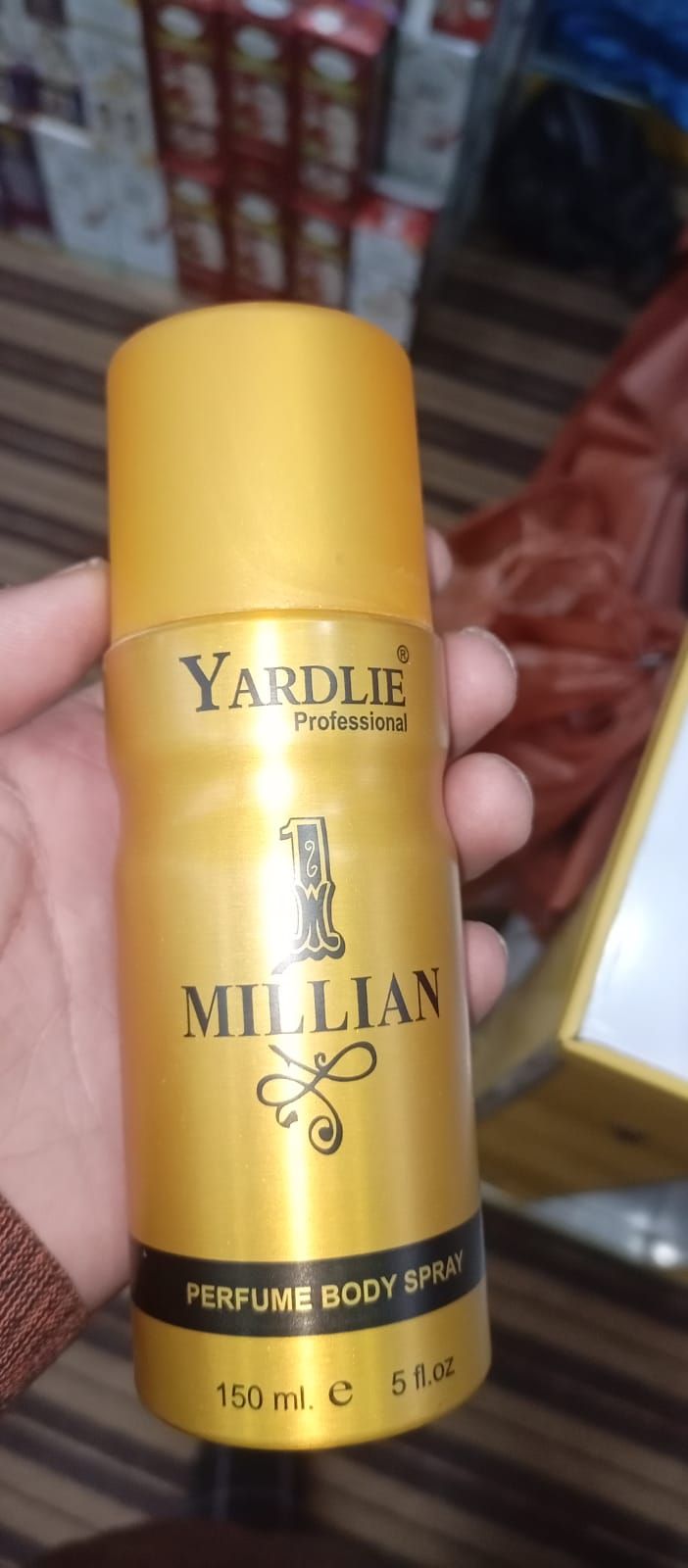 Yardlie Professional 1 MILLIAN Perfume Body Spray (150ml): High-Impact, Long-Lasting Fragrance for Men View Gallery - Pakistan