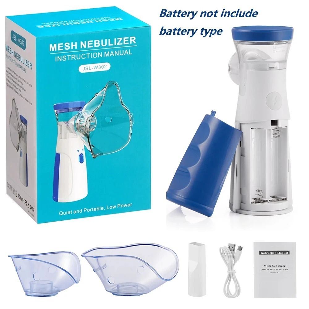 Mesh Nebulizer Battery Operated Silent Operation Compact Design Perfect Choice For Daily Breathing And Health Care Needs View Gallery - Pakistan