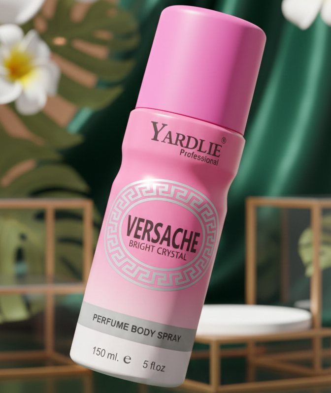 Yardlie Professional VERSACHE Inspired Body Spray (150ml): Luxurious, Long-Lasting Aromatic Deodorant for Men and Women View Gallery - Pakistan