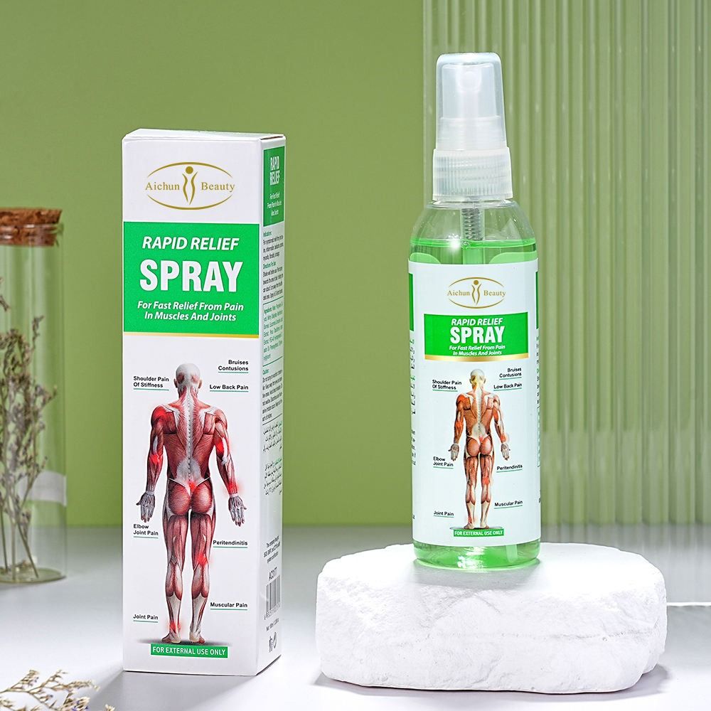 Aichun Beauty Joint Pain Relief Muscle Rapid Relief Spray Fast Absorbing Perfect Choice For Daily Care - 100ML View Gallery - Pakistan