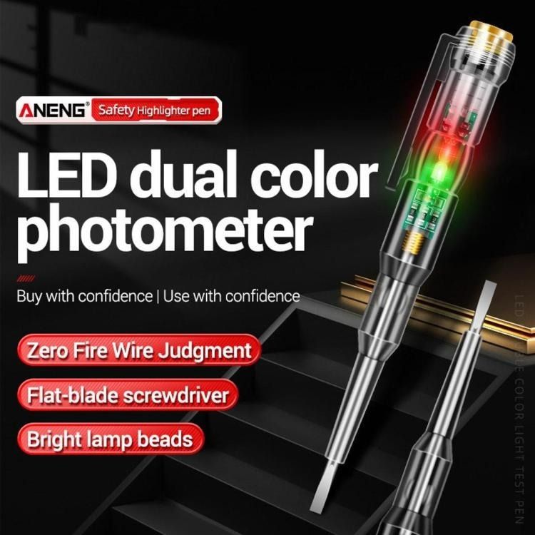 Intelligent LED Photometer Test Pen Voltage Detector Voltmeter 70-250V Electric Circuit Tester Screwdriver Indicator Tool For Safe Electrical Inspection View Gallery - Pakistan