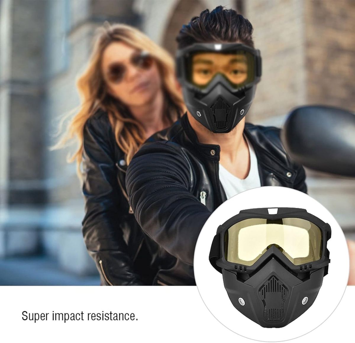 Snowboard Motorcycle Full Face Mask Shield Goggles Glasses View Gallery - Pakistan