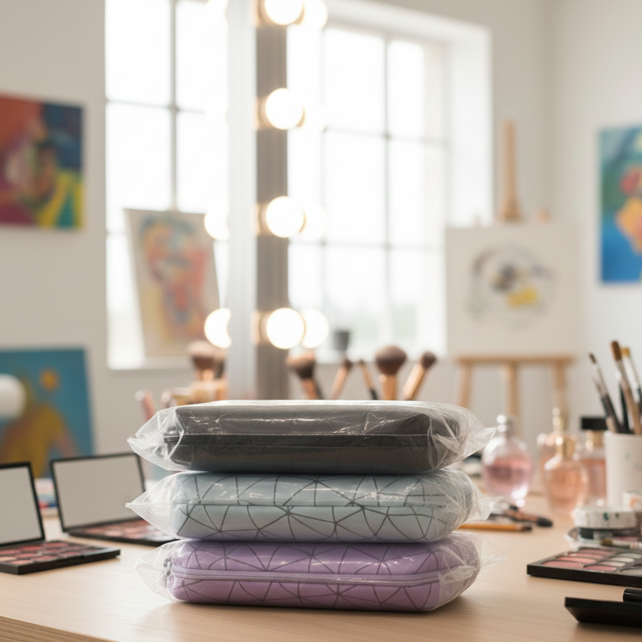 Cosmetic Bag Durable Quality Stylish Design Compact Build Perfect Choice For Daily Makeup Travel And Storage Needs (Random Color) View Gallery - Pakistan