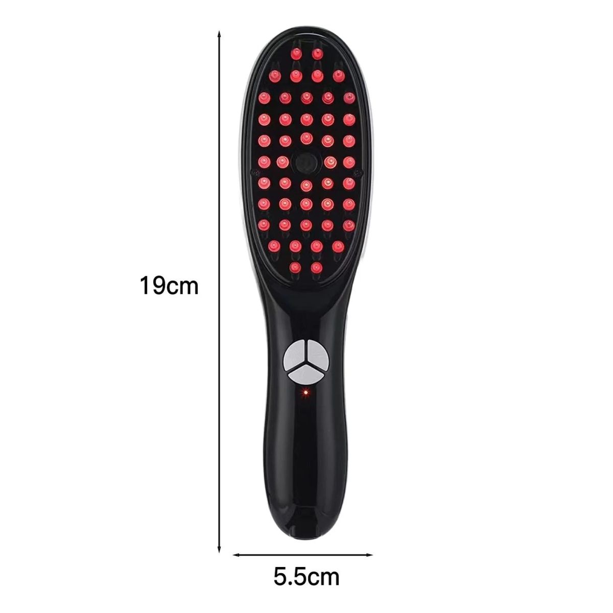Electric Massage Comb – Blue & Red Light Therapy, Vibration Brush, Spray & Negative Ion Scalp Massager (Rechargeable) View Gallery - Pakistan