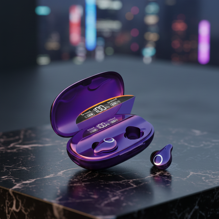 TWS K8/K8A True Wireless Stereo Earbuds: Mini Bluetooth 5.2/5.3 Headset for Sport and Daily Use. Featuring HD Sound Quality, Ergonomic Design View Gallery - Pakistan