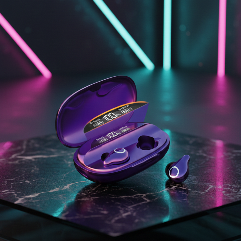 TWS K8/K8A True Wireless Stereo Earbuds: Mini Bluetooth 5.2/5.3 Headset for Sport and Daily Use. Featuring HD Sound Quality, Ergonomic Design View Gallery - Pakistan