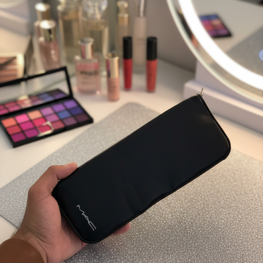 Mac Makeup Brush Set In A Black Travel Case Perfect Choice For Daily Makeup And Travel Needs View Gallery - Pakistan