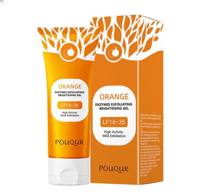 Orange Enzyme Exfoliating Gel Natural Skin Care Formula Brightens Complexion Removes Dead Skin Cells Enhances Smooth Radiant Glow View Gallery - Pakistan