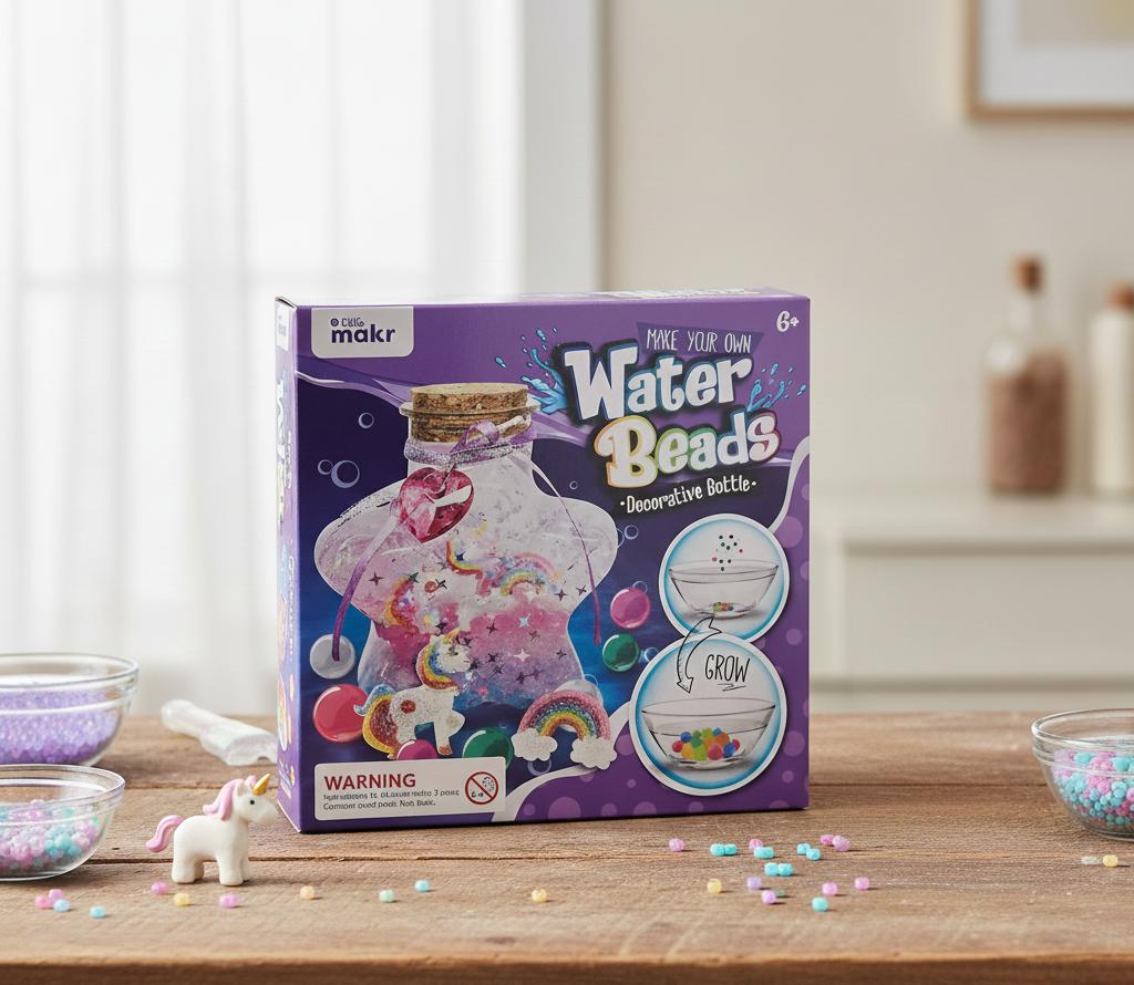 DIY Water Beads Decorative Bottle Kit: Create Your Own Mesmerizing Sensory Art Piece. View Gallery - Pakistan