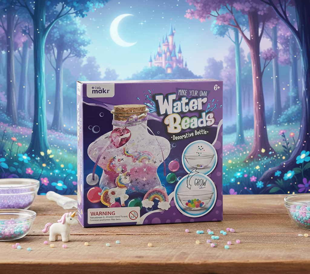 DIY Water Beads Decorative Bottle Kit: Create Your Own Mesmerizing Sensory Art Piece. View Gallery - Pakistan