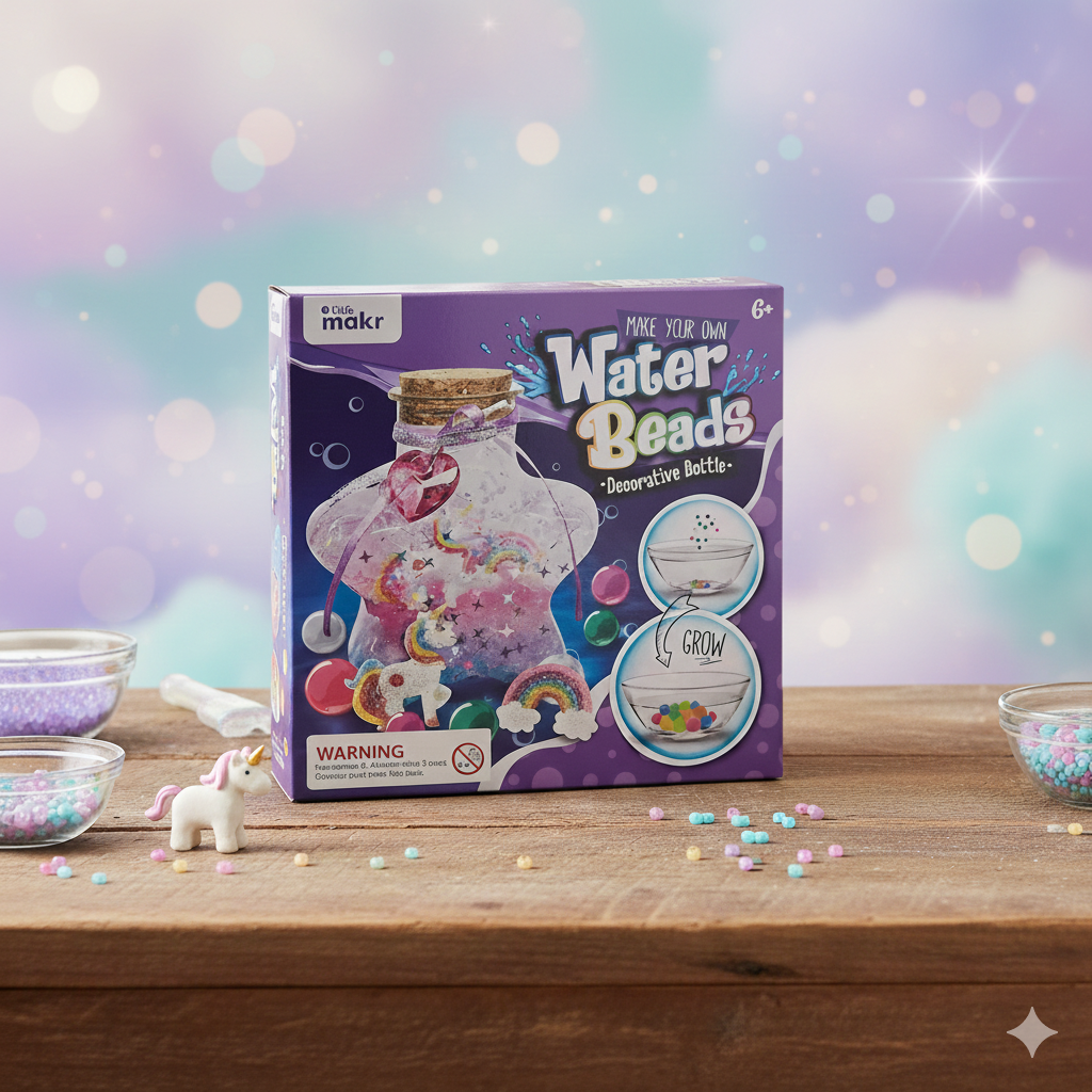 DIY Water Beads Decorative Bottle Kit: Create Your Own Mesmerizing Sensory Art Piece. View Gallery - Pakistan