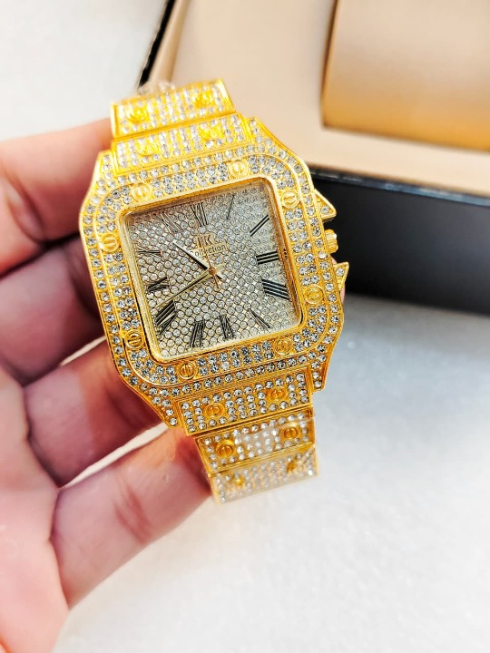 Ladies Stylish Stone Watch – Elegant Wristwatch with Sparkling Stones, Fashion Accessory for Daily Wear & Occasions View Gallery - Pakistan