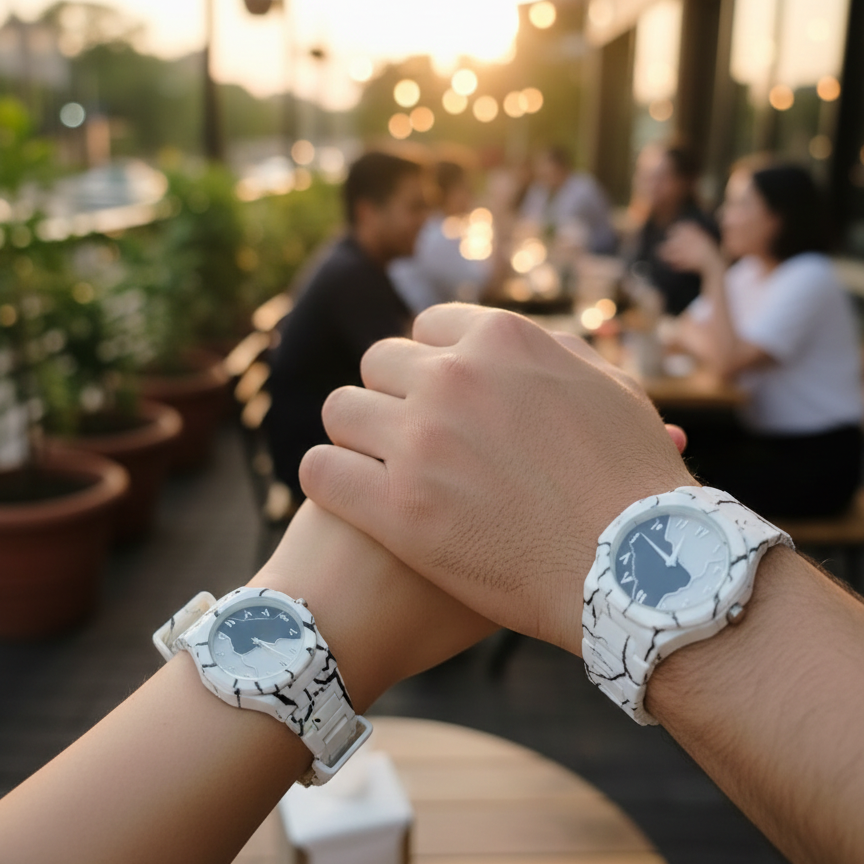 Tiger Aura Pair Watch – Stylish His & Hers Wristwatch Set, Elegant Design for Couples & Gifting View Gallery - Pakistan