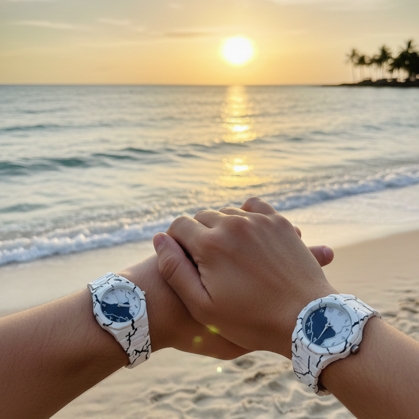 Tiger Aura Pair Watch – Stylish His & Hers Wristwatch Set, Elegant Design for Couples & Gifting View Gallery - Pakistan