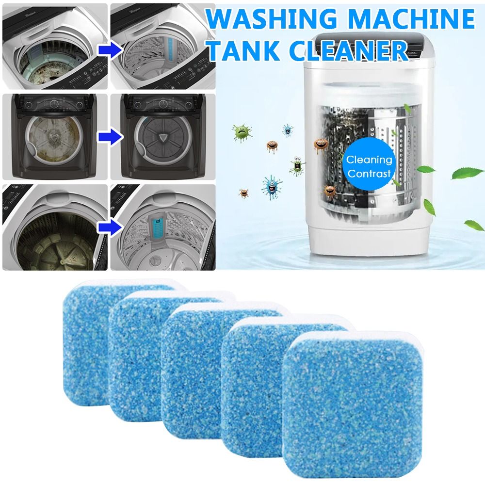 Tab Washing Machine Cleaner – Effervescent Detergent Tablets, Deep Clean for Washer & Pipes, Keeps Machine Fresh View Gallery - Pakistan