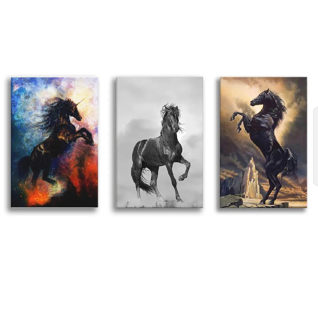 3Pcs Home Decor Photo Tiles Elegant Design Compact Build Perfect Choice For Home Office And Gift Use View Gallery - Pakistan
