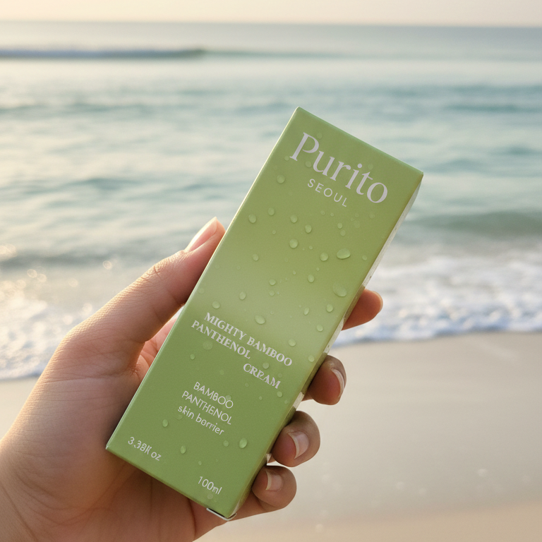 Purito Mighty Bamboo Panthenol Cream 100ml – Deep Hydration, Skin Barrier Repair &amp; Soothing Moisturizer