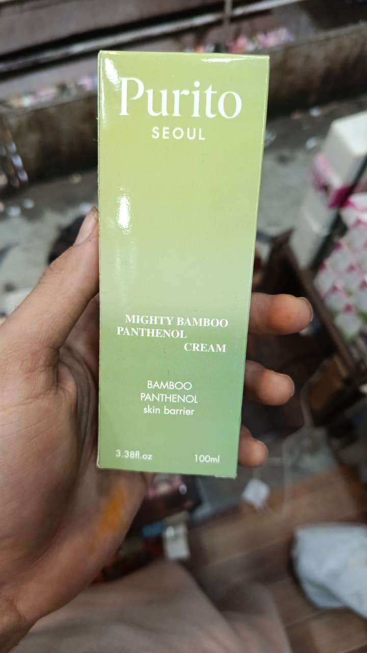Purito Mighty Bamboo Panthenol Cream 100ml – Deep Hydration, Skin Barrier Repair & Soothing Moisturizer View Gallery - Pakistan