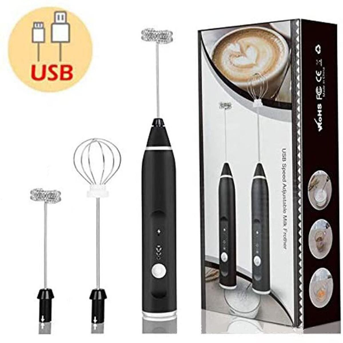 Rechargeable Coffee Beater (Big Box) | 2-in-1 Coffee & Egg Beater | 3-Speed Electric Frother & Mixer View Gallery - Pakistan