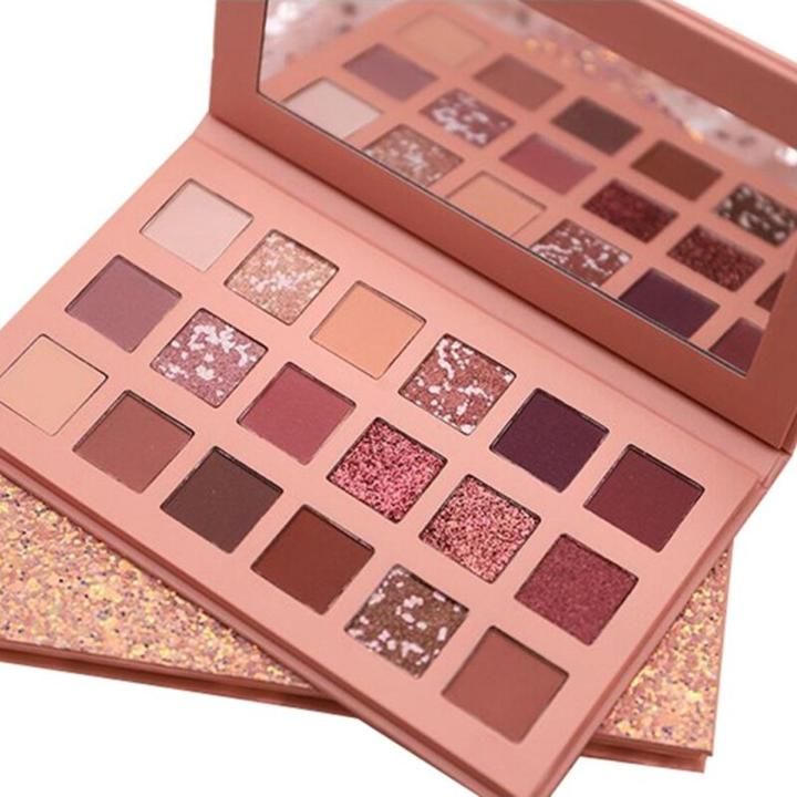 Huda Beauty The New Nude Eyeshadow Palette - 18 Pan Ultra-Pigmented Shadow Collection with Mattes View Gallery - Pakistan