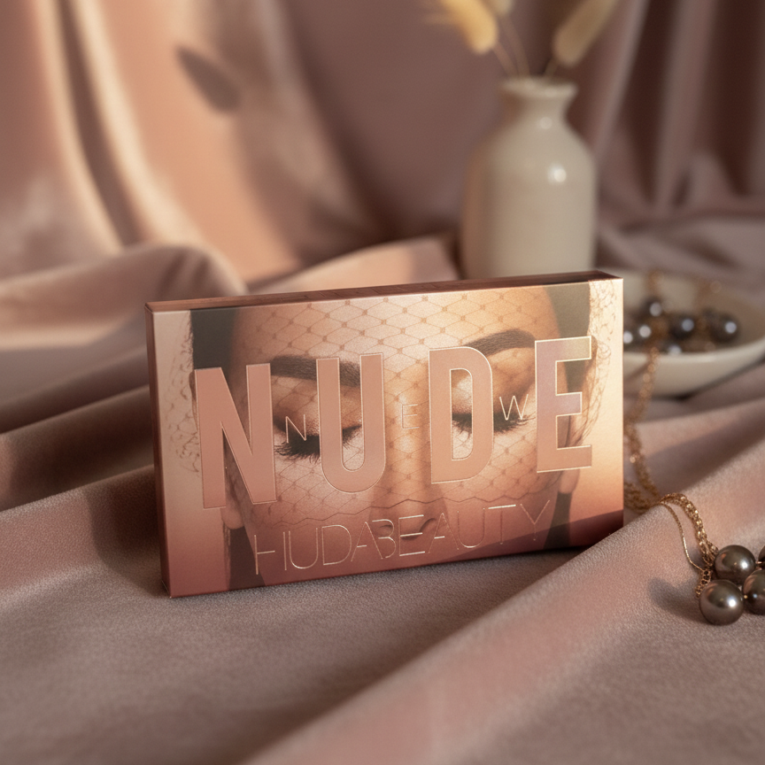 Huda Beauty The New Nude Eyeshadow Palette - 18 Pan Ultra-Pigmented Shadow Collection with Mattes View Gallery - Pakistan
