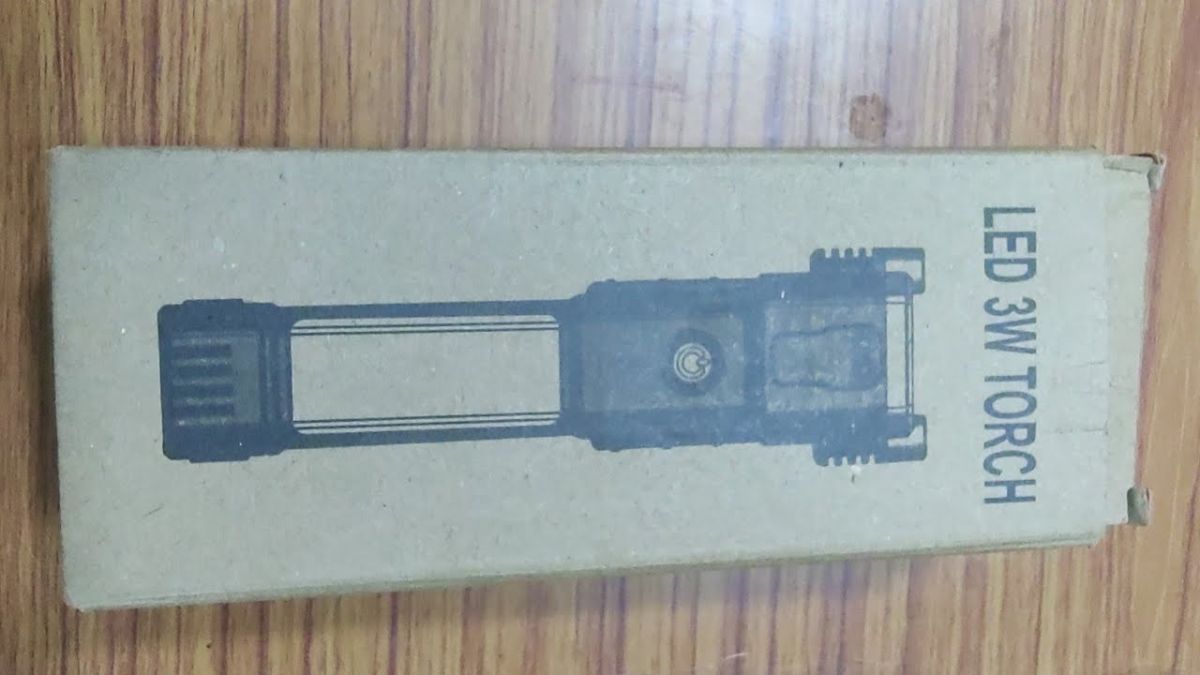 Ultra-Bright LED Tactical Torch Flashlight: High-Powered, Rechargeable Handheld Light with Adjustable Zoom and Multiple Modes (High/Low/Strobe/SOS)