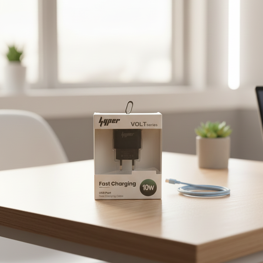 Yolo Hyper Charger 10W Y-103 – Fast USB Wall Charger with Free Micro USB Cable