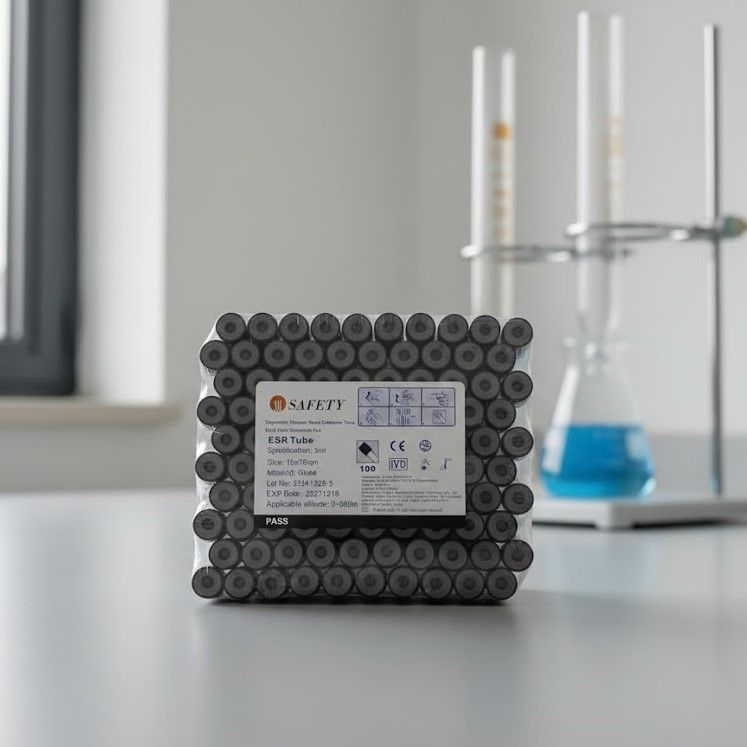Safety Black Collection Tube – ESR Blood Test Tube 3ML, Secure Sample Collection, 100pcs Laboratory Pack View Gallery - Pakistan