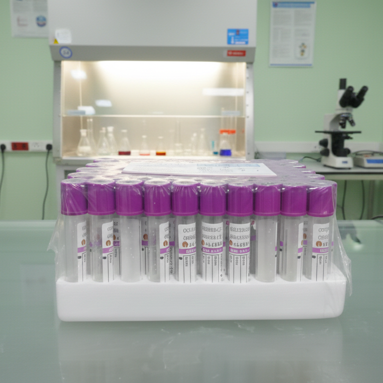 100Pcs Safety Blood Collection Tube erfect Choice For Medical Blood Storage And Laboratory Needs - 3ML