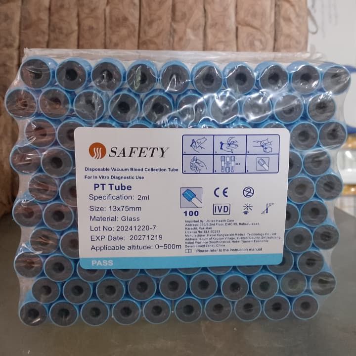 100Pcs Safety Blood Collection Tube Durable Quality Reliable Utility Comfortable Use Secure Seal - 2ML View Gallery - Pakistan
