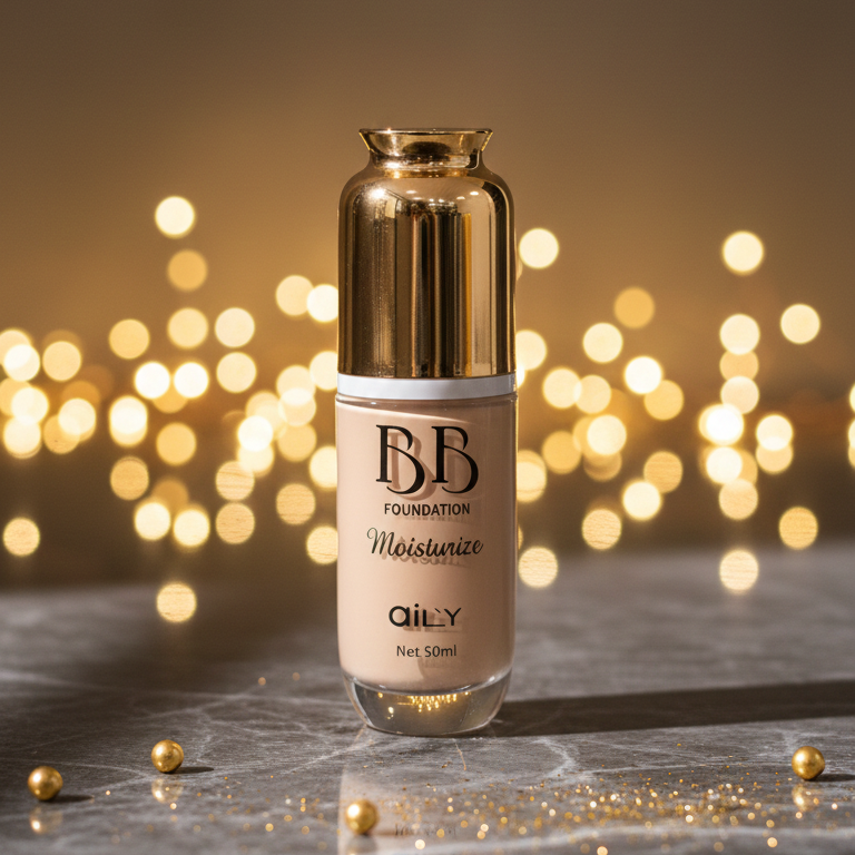 Aily BB Foundation – Moisturizing Liquid Foundation | 50ml | Smooth, Natural & Hydrating Coverage View Gallery - Pakistan