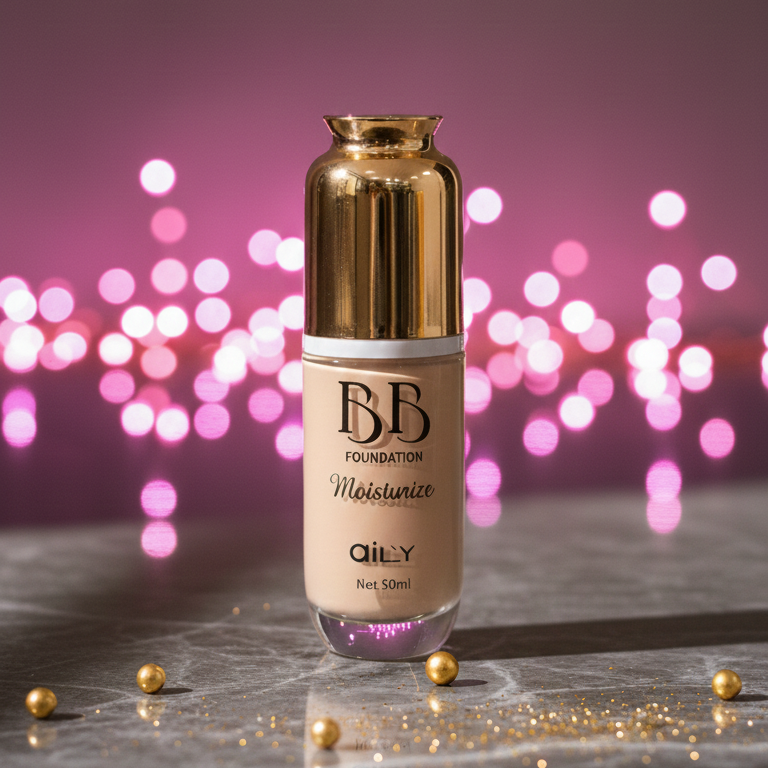 Aily BB Foundation – Moisturizing Liquid Foundation | 50ml | Smooth, Natural & Hydrating Coverage View Gallery - Pakistan