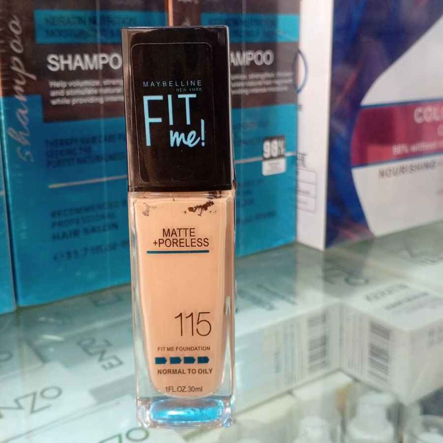 Fit Me Matte And Poreless Liquid Foundation 115 Ivory For Daily Makeup And Natural Look - 30ML View Gallery - Pakistan