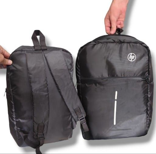 HP Lightweight Water Resistant Laptop Backpack Black Durable Quality Reliable Utility Comfortable Carry Stylish Design View Gallery - Pakistan