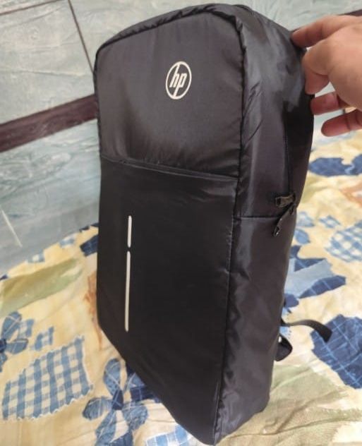 HP Lightweight Water Resistant Laptop Backpack Black Durable Quality Reliable Utility Comfortable Carry Stylish Design View Gallery - Pakistan