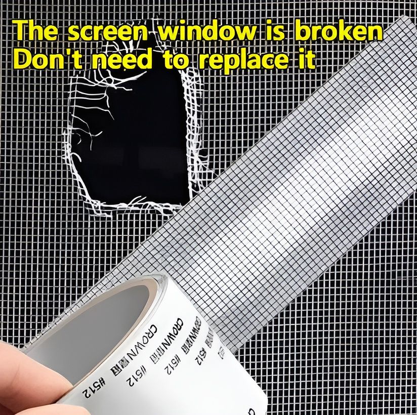 Mesh Window Screen Repair Tape – 2 Meter Durable Self-Adhesive Patch for Quick Screen Fixes View Gallery - Pakistan