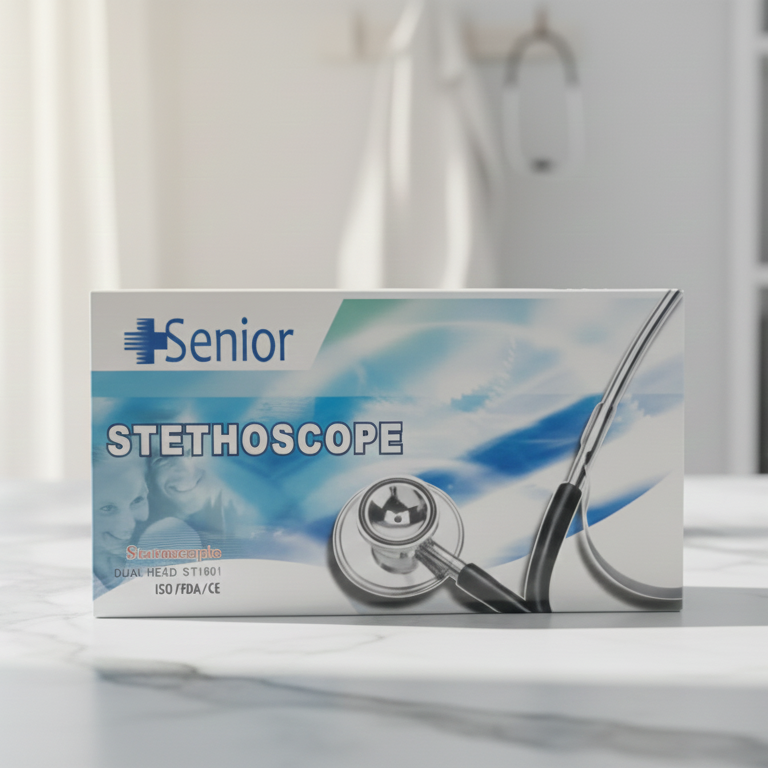 Senior Stethoscope – High-Sensitivity Dual-Head Medical Stethoscope for Professionals View Gallery - Pakistan