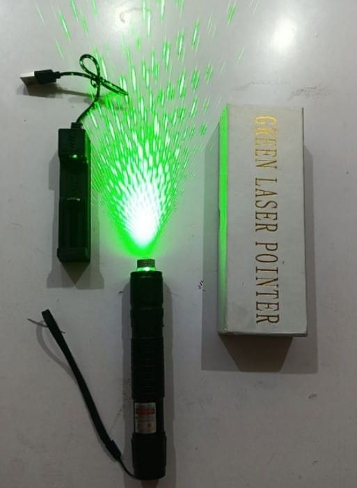 Green Laser Light Aluminum Alloy Body Black Color Two Mode Lighting Star Light Or Single Beam Durable Quality Reliable Utility View Gallery - Pakistan