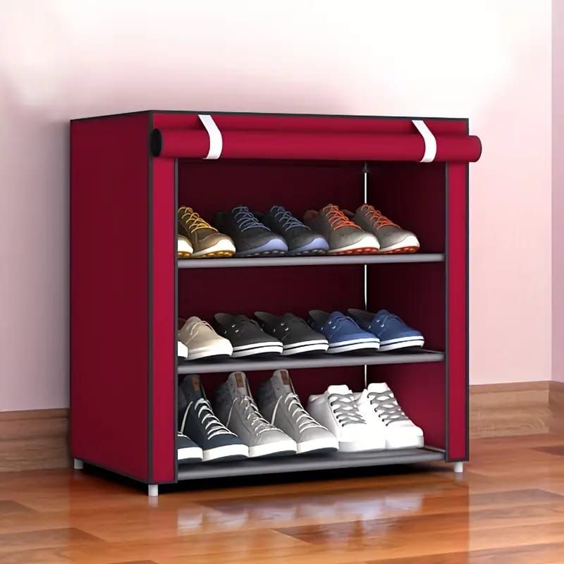 Shoe Rack Organizer Detachable Shoe Rack Multi Layer Non Woven Shoe Cabinet