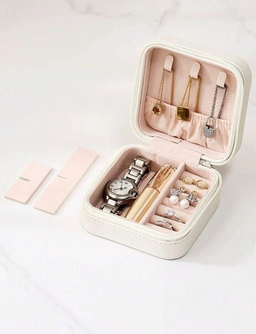 QSJ-178 Mini Jewelry Organizer – Compact Storage Box, Elegant and Practical Accessory for Women- RANDOM COLOUR View Gallery - Pakistan