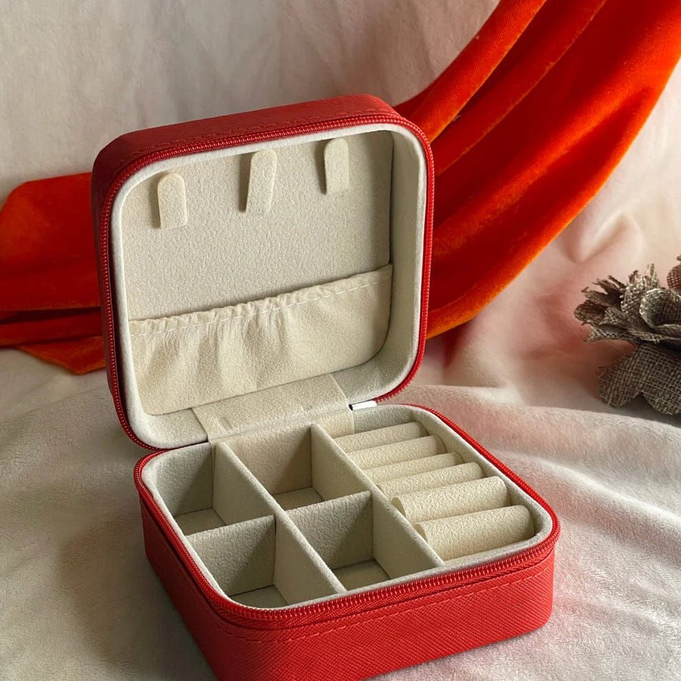 QSJ-178 Mini Jewelry Organizer – Compact Storage Box, Elegant and Practical Accessory for Women- RANDOM COLOUR View Gallery - Pakistan
