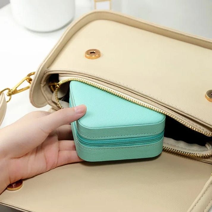 QSJ-178 Mini Jewelry Organizer – Compact Storage Box, Elegant and Practical Accessory for Women- RANDOM COLOUR View Gallery - Pakistan