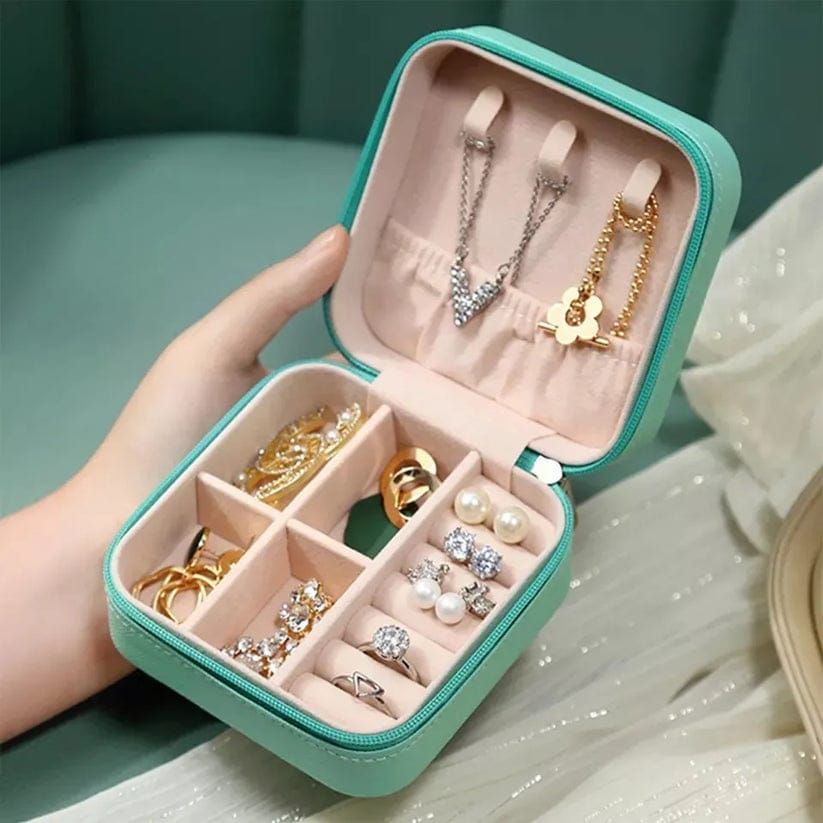 QSJ-178 Mini Jewelry Organizer – Compact Storage Box, Elegant and Practical Accessory for Women- RANDOM COLOUR View Gallery - Pakistan