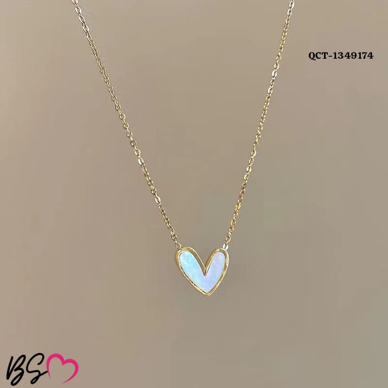 QCT-174 Mini Heart Stainless Steel Necklace – Elegant Jewellery, Stylish Accessory for Women View Gallery - Pakistan