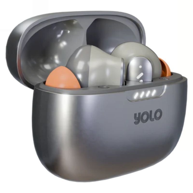 Yolo Aria Earbuds – ANC, 13mm Bass Boost Driver, 24H Playback | Bluetooth 5.3, Quad Mic, Gaming & Music Modes View Gallery - Pakistan